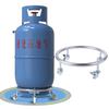 Stainless Steel Cylinder Mobile Stand Moveable Wheels Gas Tank Bracket  Kitchen