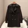 2025 Autumn Petite Casual Trench Coat: New Mid-Length Style, Popular and Chic