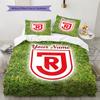 Ssv Jahn Regensburg Custom Name Pattern Bedding Quilt Set Quilt Cover Pillowcase Home Birthday Gift(1 * Duvet Cover + 2 * Pillowcase, Without Core)