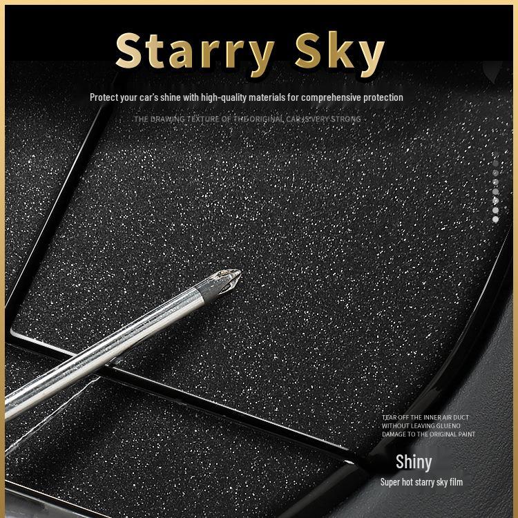 Frosted Glitter Anti-Scratch Film for Buick Envision Console Decoration