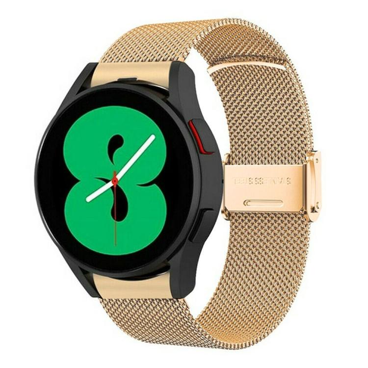 For Samsung Galaxy Watch 3 41mm Milan Metal Steel Mesh Buckle Watch Band