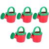 5pcs Watering Cans Watering Pot Plastic Watering Containers Beach Sand Toys Watering Toys