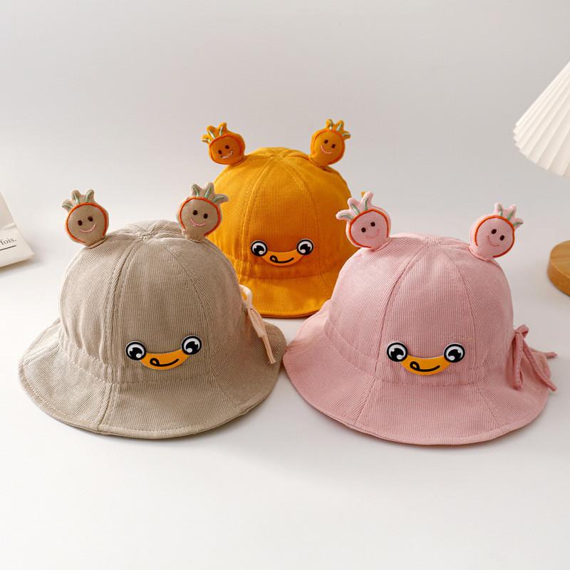 Cute Banana Eyes Sun Hat For Infants Cotton Fisherman Cap For Baby Boys And Girls