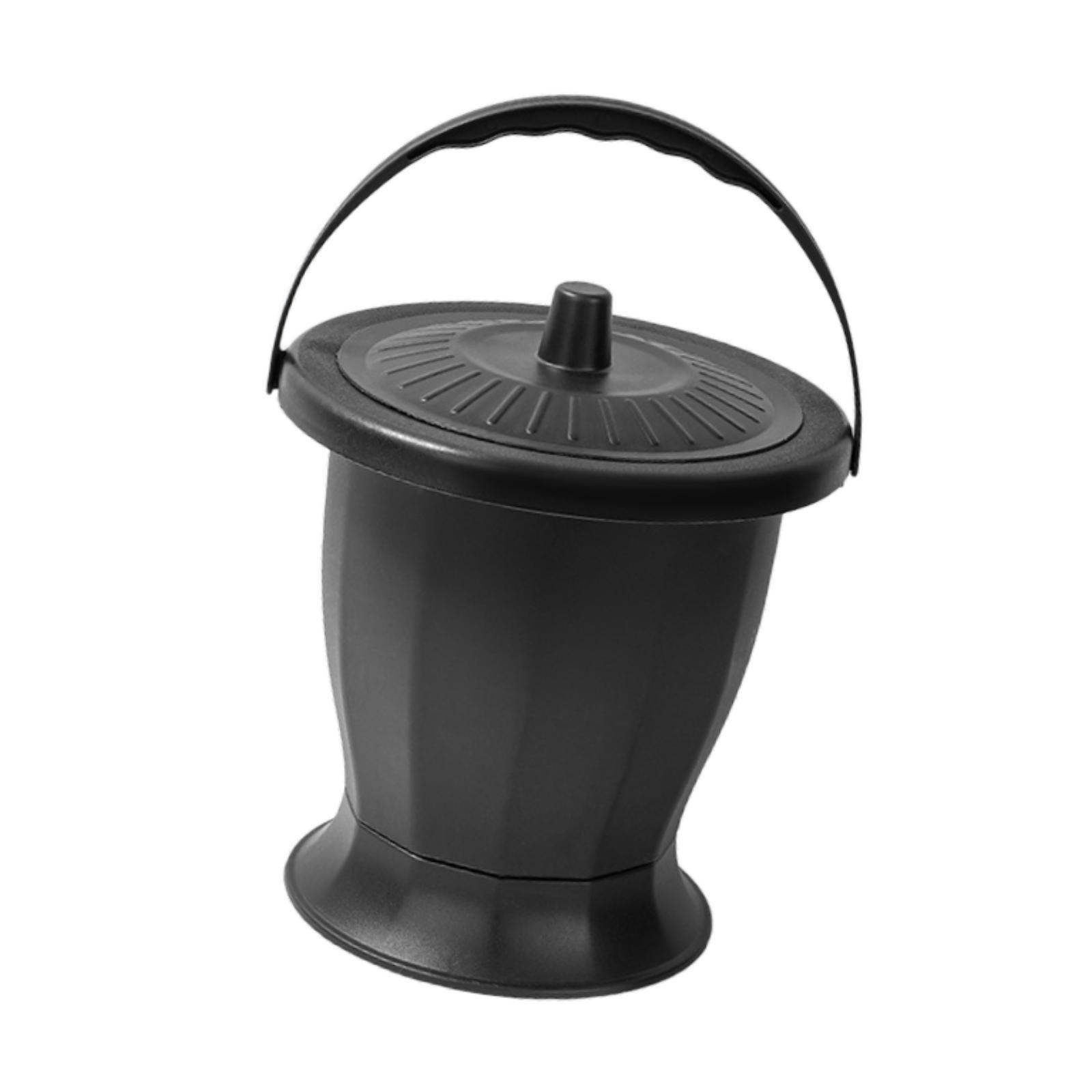 Portable Urinal with Cover And Grip, Nighttime Commode for All Ages