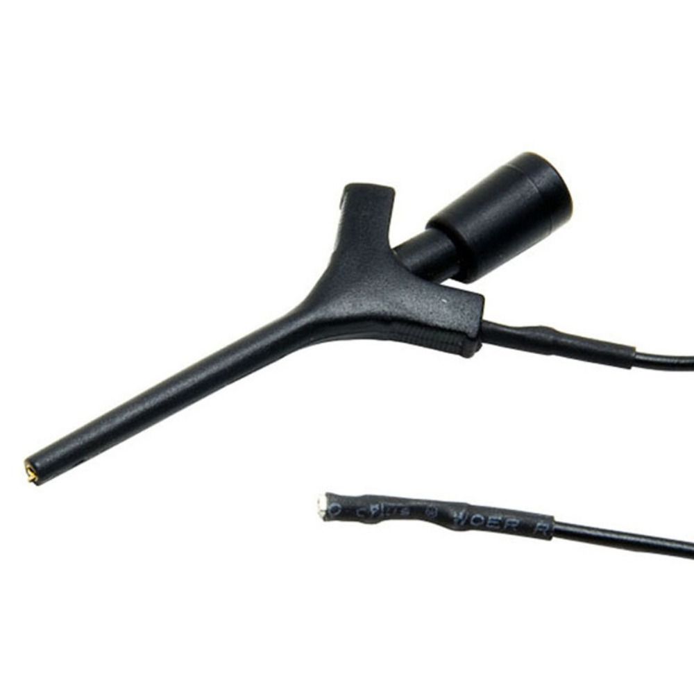 Mini Size IC Hook Test Clip Black Red Test Probe Dupont Line Test Clip Electronics Testing