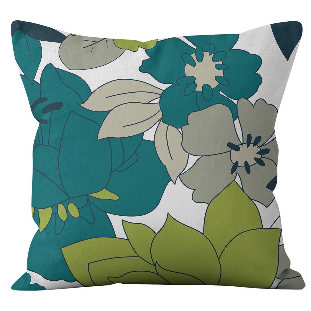 Leinenpflanze Kissenbezug Zuhause Sofa Kissenbezug