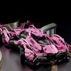 1:14  Technic V12 Pink Concept Super Race CarDesign Building Blocks Bricks Model Birthday Thanksgiving Gift for Girls Childrens