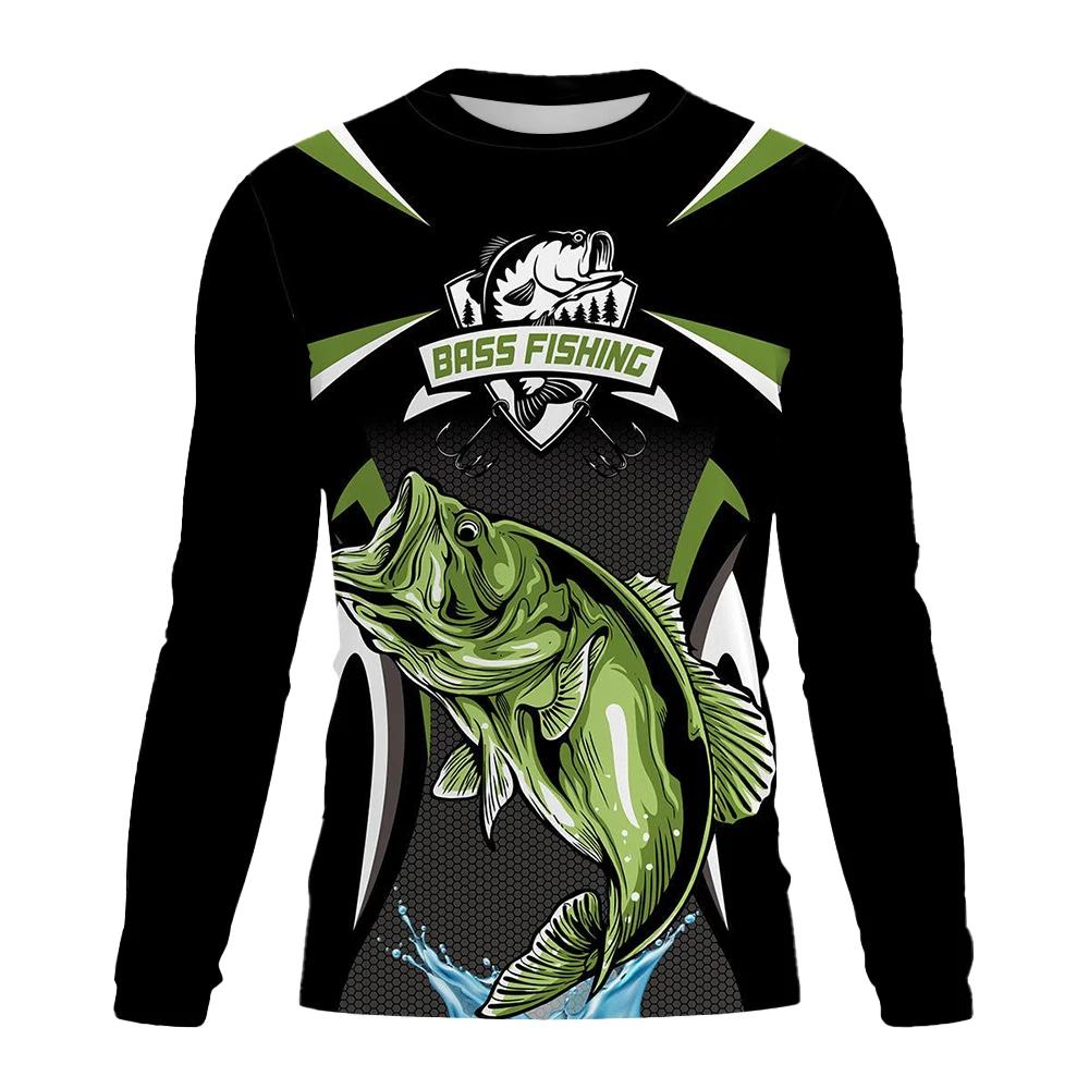 Camicia da pesca da uomo/Top mimetico con protezione UV, Camicia da pesca a maniche lunghe da uomo UPF50+/Abbigliamento da uomo per sport all'aperto estivi