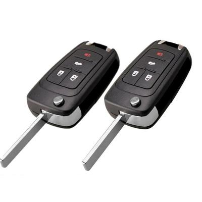 2 Stücke Car2 Pack Fernanhänger 4 Tasten Steuerschlüssel OHT01060512 V2T01060512 für Chevrolet Cruze 2011 2012 2013 2014 2015 2016