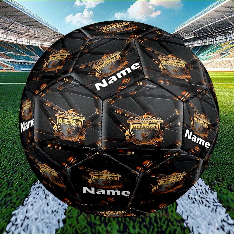 Individueller Name Personalisierte Fußballmannschaft F.C-A Druck Größe 5 Fußball Training & Spiel Fußball, für Team, Kicken, Geschenk für Fußball-Enthusiasten