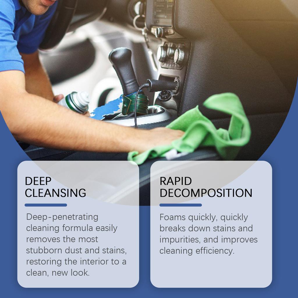 RAYHONG Multi-Purpose Automotive Interior Foam Cleaner Automotive Leather Fabric Plastic Interior Cleaner