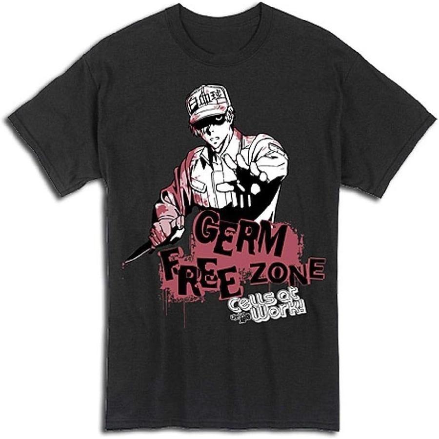 Great Eastern Entertainment Men s Cells at Work-Germ Free Zone T-Shirt XXXXXL чёрный