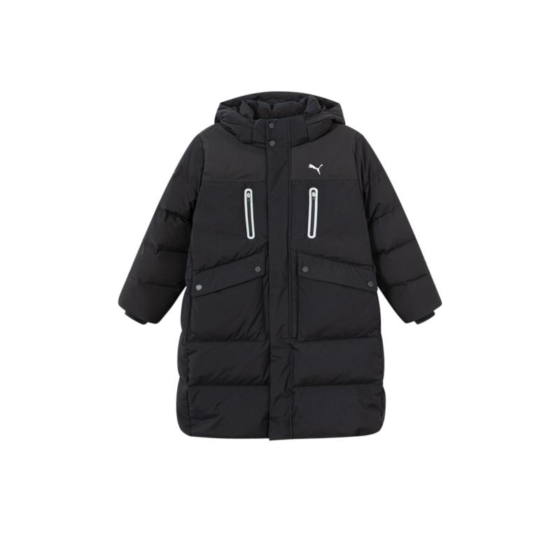 PUMA Kids Down Jackets Hooded Non Detachable Thickened Hooded 353425107213-90001 110