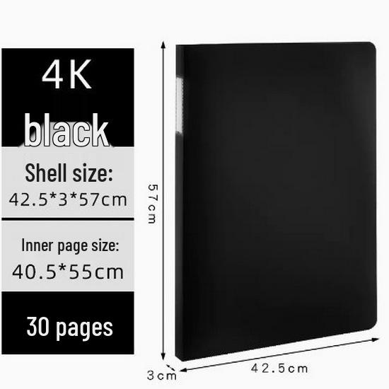 KOBEST 4K Large Capacity Multi-Layer Movie Poster Collection Book
