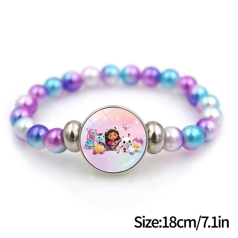 Cute Gabby Dollhouse Necklace Animation Girls Bracelets Choker Kids Present Cosplay Accessories Birthday Party Favor