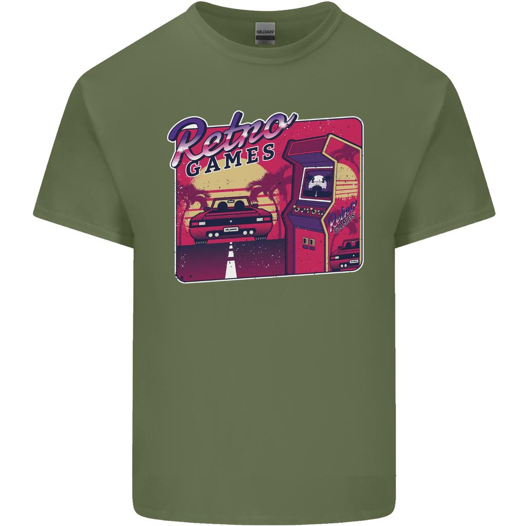 Retro 80s Arcade Games Unisexs Light Cotton TShirt