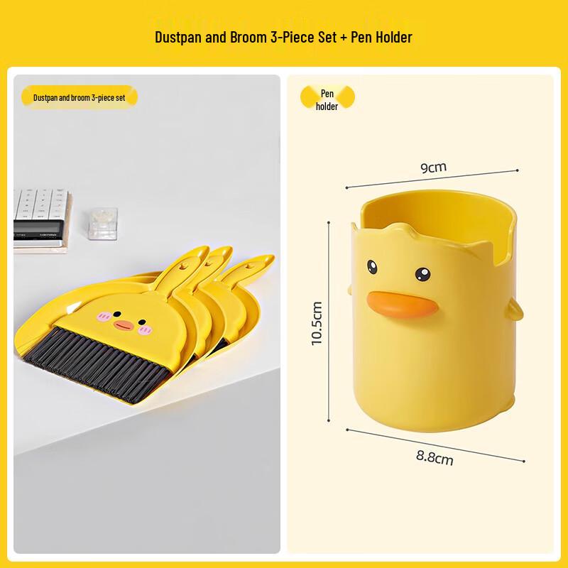 Mini Desktop Broom & Dustpan Set