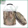 Portable Outdoor Camouflage Collapsible Water Bucket