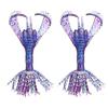 2Pcs 8CM/5G Umbrella Skirt Spider Soft Lure Colorful PVC Bionic Artificial Spider Bait Saltwater Freshwater Bass Snakehead Fishing Accessories