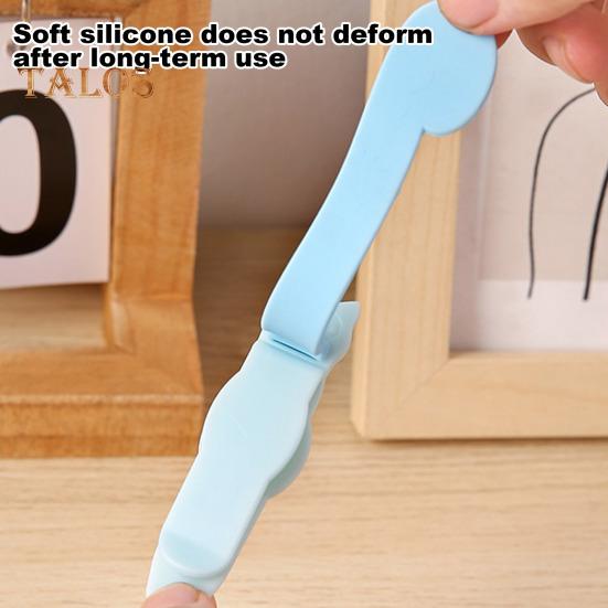 3Pcs Automatic Bookmark Clip Soft Silicone Book Clip Easy Page Marker Smart Bookmark Silicone Revolutionary Book Page Marker