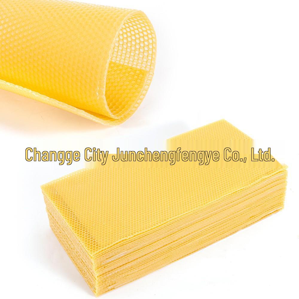 Widened Beeswax Foundation Sheet for Beekeeping - 22" Non-Standard Size