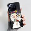 Hülle für TCL 50 NxtPaper 5G / 50 Pro NxtPaper 5G Hülle Luxus Drache Süß Cool Jungen Mädchen Schwarz Matt Weiches Silikon Rückabdeckung