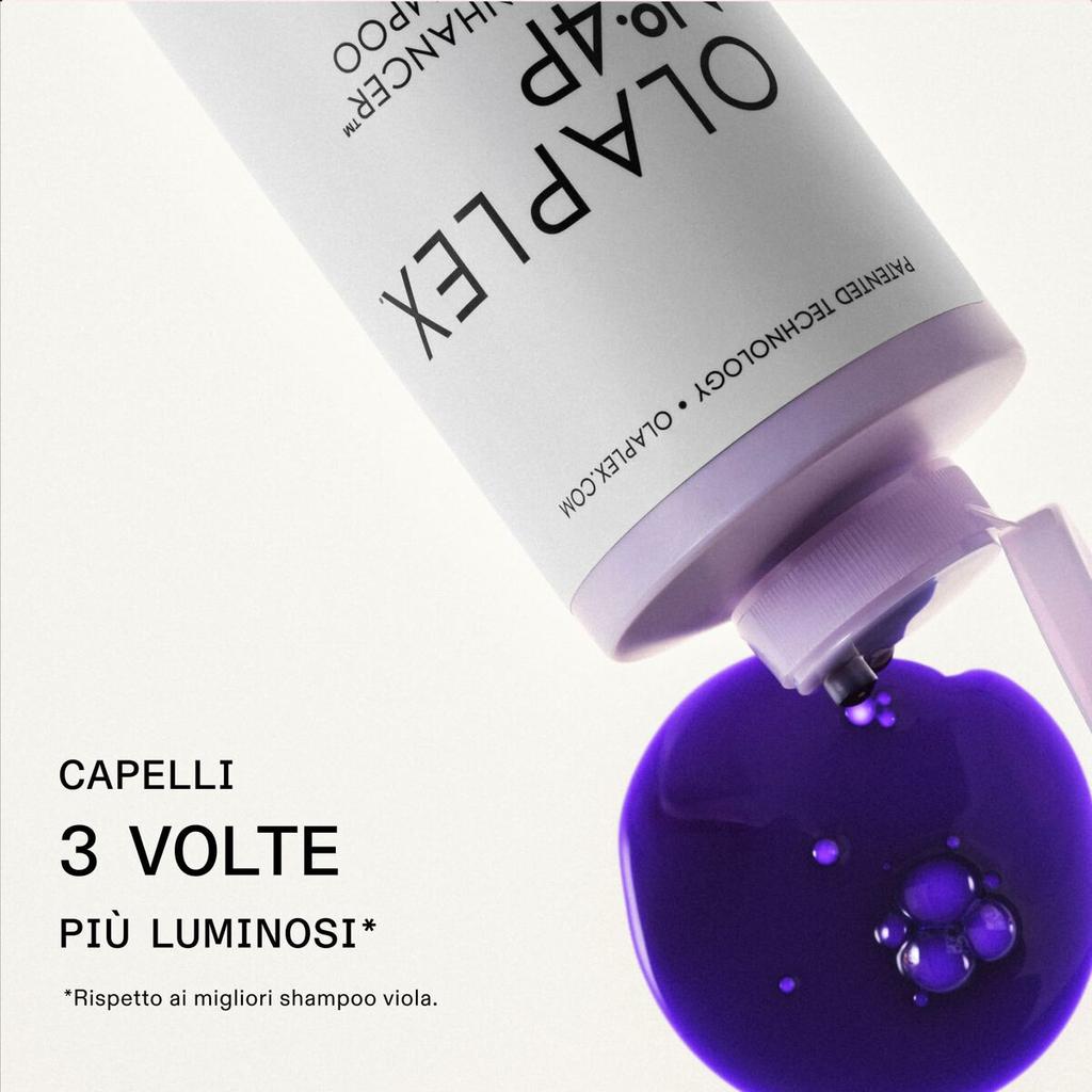 Olaplex, No. 4P Blonde Enhancer, Hair Treatment Shampoo, For Neutralisation Of Yellow Tones, For Blonde Hair, 250 ml