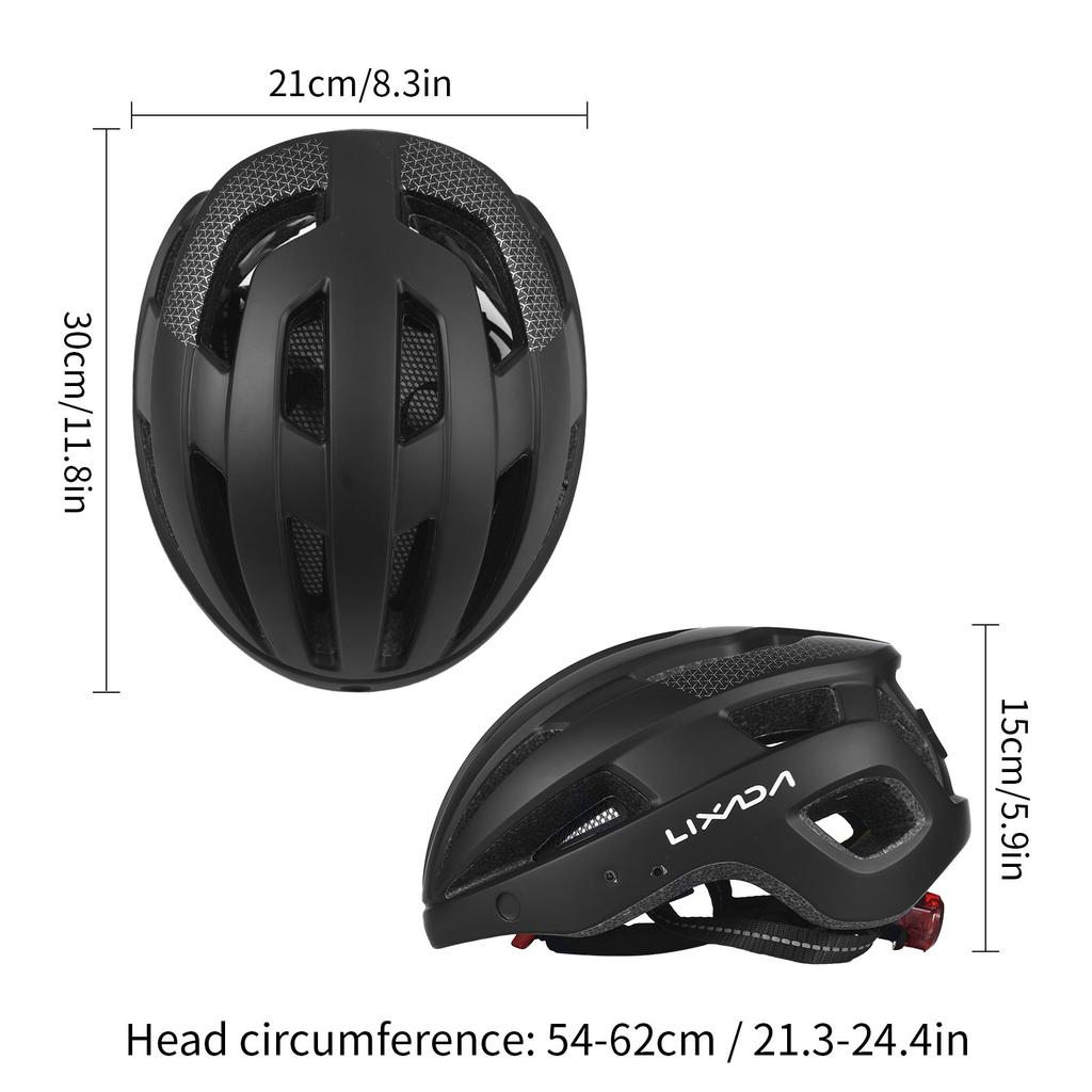 Capacete de bicicleta com pára-brisa e viseira solar recarregável luz traseira ajustável capacete de bicicleta para