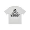 PALACE Tri Heads T Shirt Grey Marl T Shirt Unisex Gray P21TS150