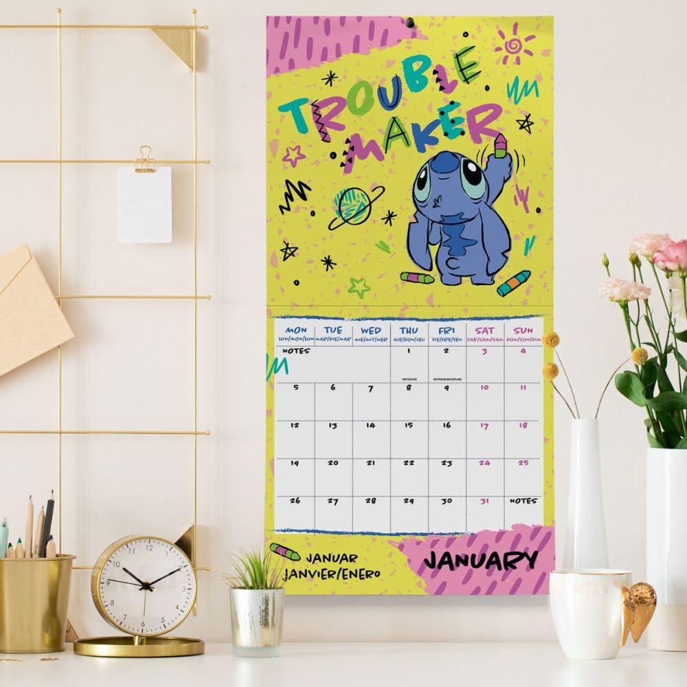 Lilo & Stitch 2026 Square Wall Calendar