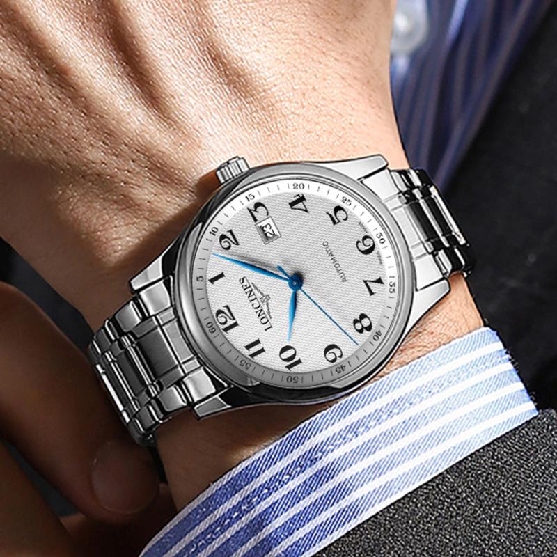 Watch Men'S Waterproof Couple Watch Fully Automatic Mechanical Watch Luminous Fashion Casual Watch