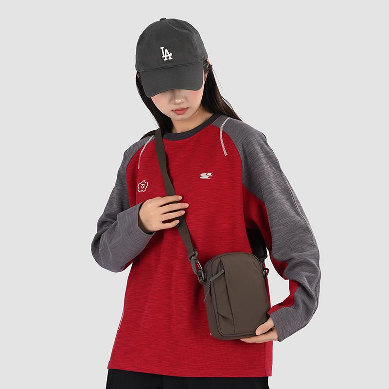 Lightweight Multifunctional Mobile Phone Bag Solid Color Shoulder Bag Crossbody Bag Commuter Nylon Bag