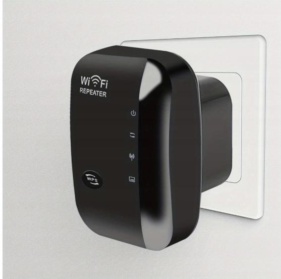 Wzmacniacz Sygnału Wi-Fi Daleki Zasięg Duża Moc Szybki 300 Mb/s 2,4 GHz