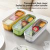 New 3-grid Ice Tray Making Mold for Household Ice Tray Reusable Ice Maker Storage Box with Lid Frozen Cubes