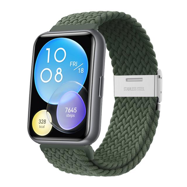 Nylon Band for HUAWEI Watch Fit 2 Strap Watchband Accessories Braided Solo Loop Correa Bracelet for HUAWEI Watch Fit2 New Band