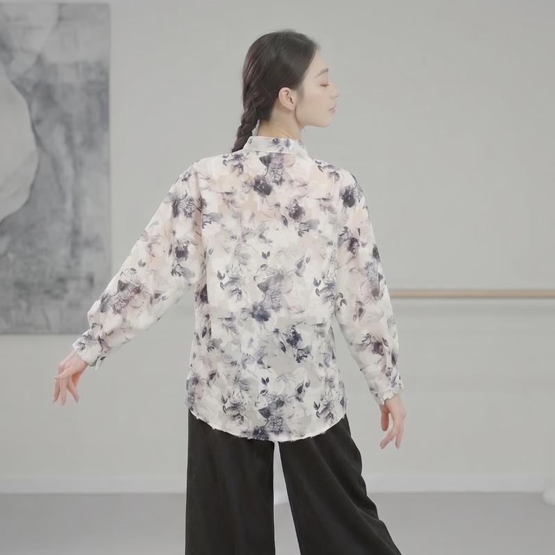 TIEJIAN Chinese Ancient Style Dance Practice Top M