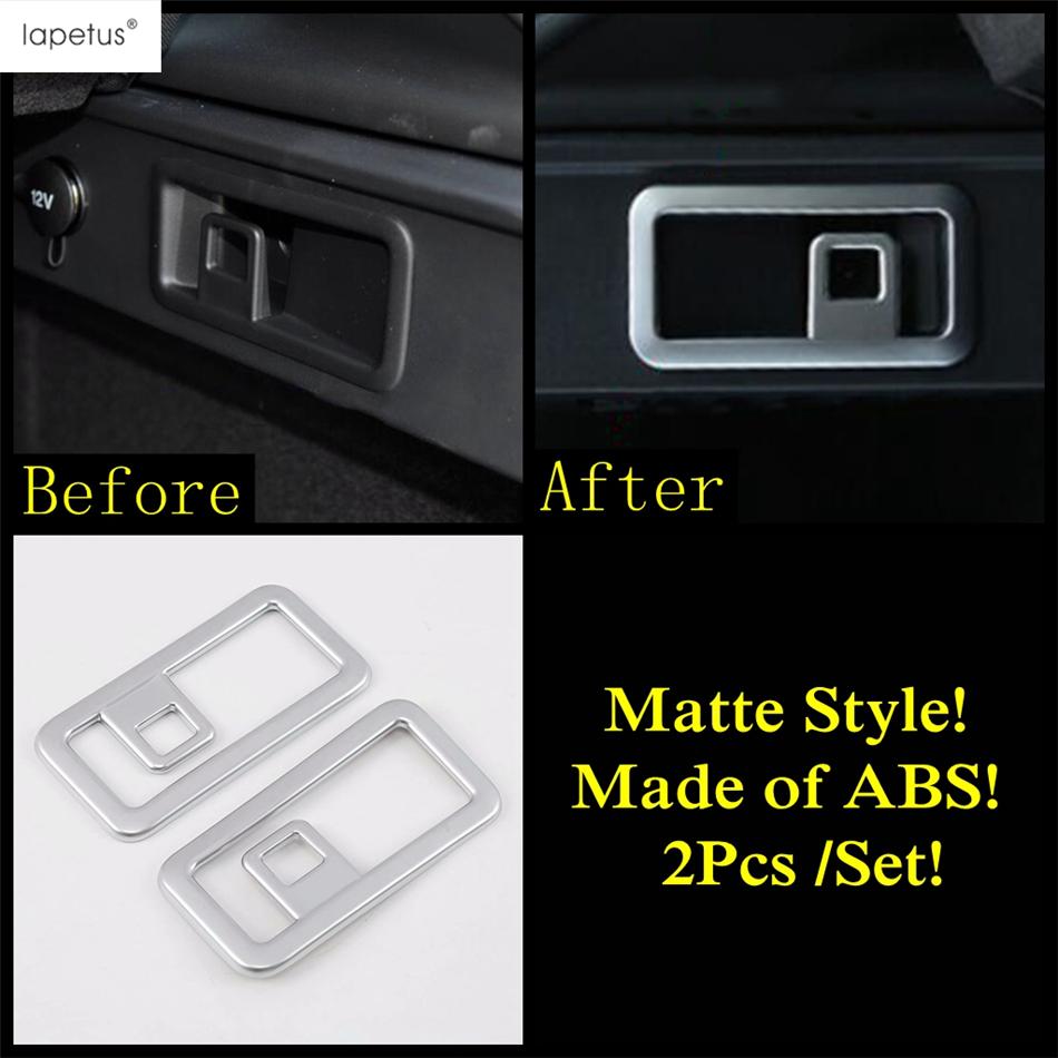 Window Lift / Head Lamp Light / Hand Brake / Seat Pillow Button Cover Trim Matte Accessories For Jaguar F-Pace X761 2017 -