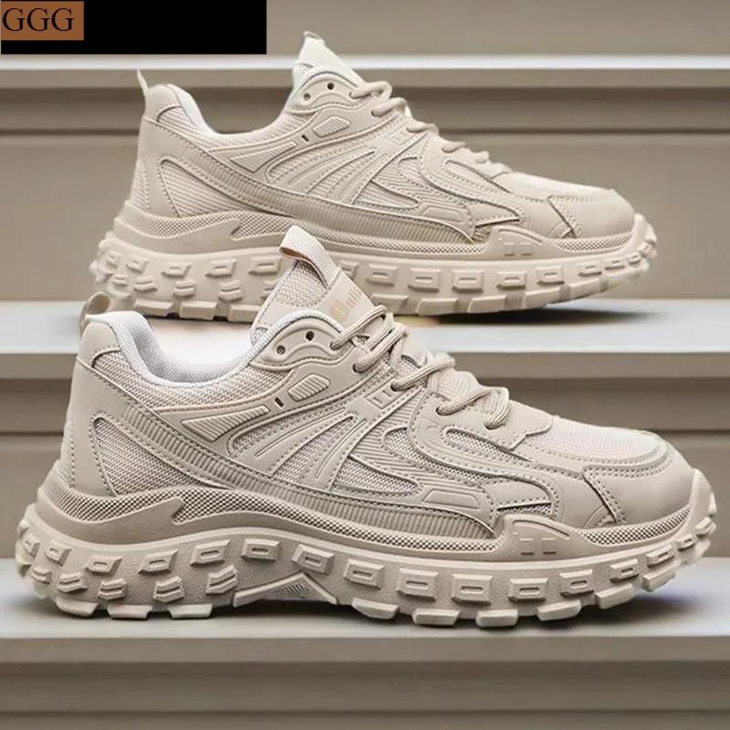 

Outdoor Men Casual Sport Shoes Breathable Lightweight Sneakers Mesh Black Running Shoes Jogging Walking Shoes Comfortable 44 чорний