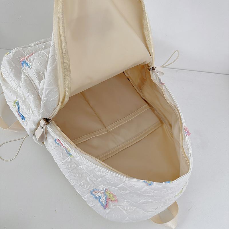 School Bag Ins Wind Girls School Bag High Value Butterfly Early Height Women Lightweight Burden Reduction Backpack