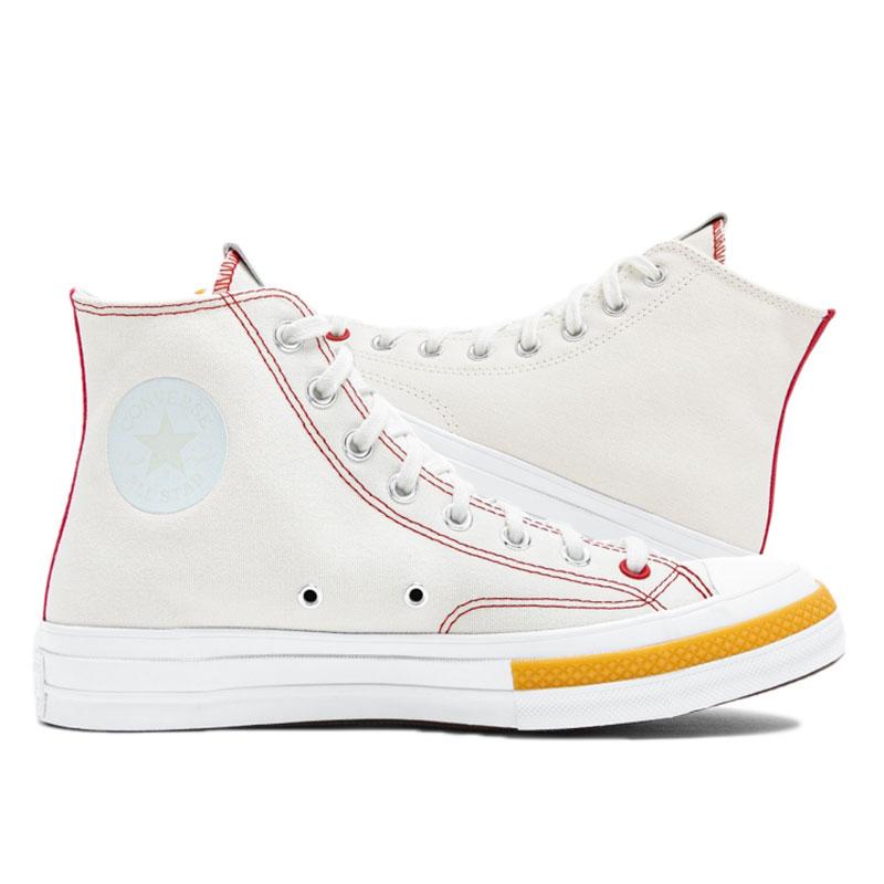 CLOT x Converse Chuck 70 Chuck Taylor Hi "White" Collaboration Retro High-Top Board Shoes Unisex White