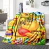 Winnie Pooh Honey Adventure Flannel Blanket Super Soft Warm Cozy Blanket For Sofa Bed Office Travel Allseason Home Decor Gift