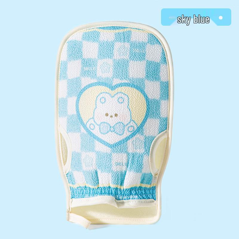 Cute Cartoon Bear & Rabbit Bath Scrubber