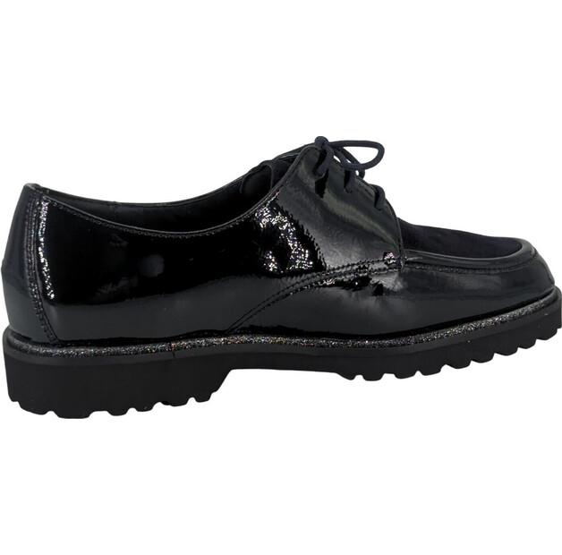 Женские полуботинки Sioux Meredith-749-h чёрные lackleder