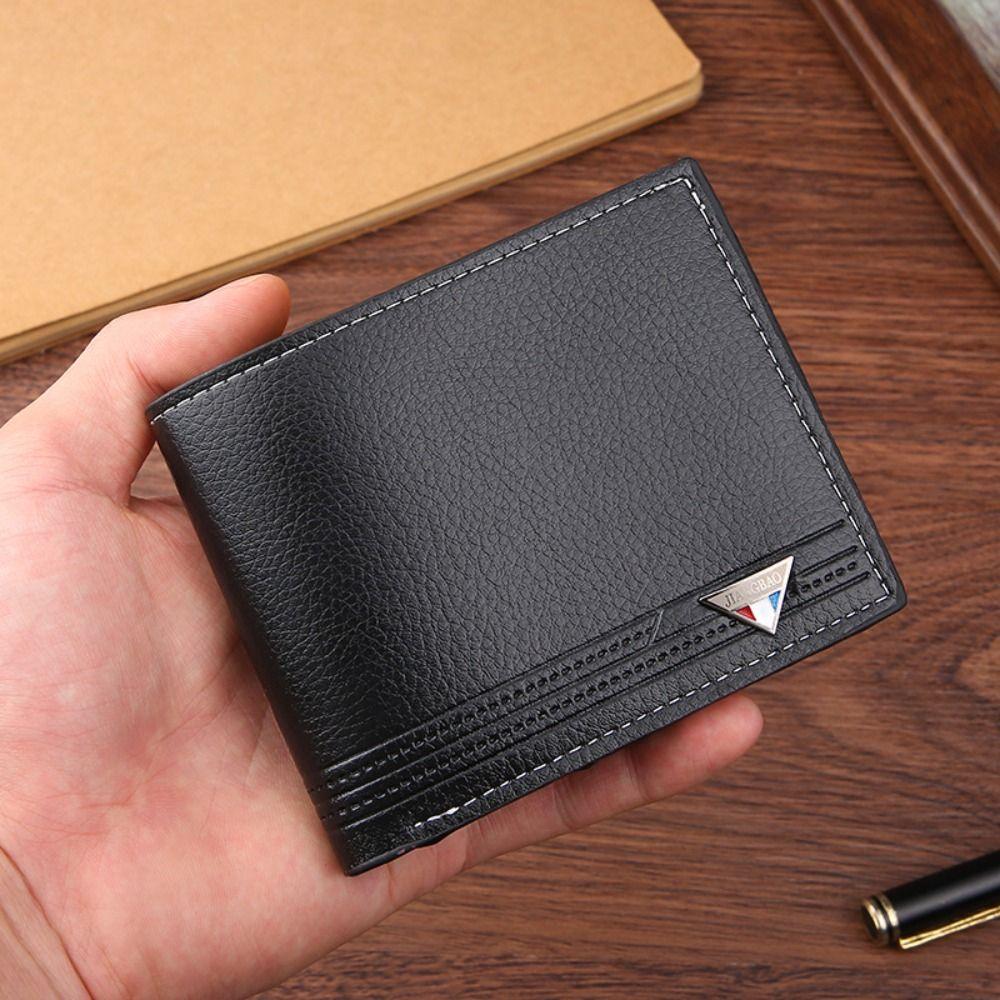 

Multi-card Slot Men Wallet Large-capacity Card Holder Fashion Short Purse