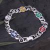 2026 Dopamine Five-way God of Wealth Interlocking Lucky Bracelet Tibetan Niche Personality Trend