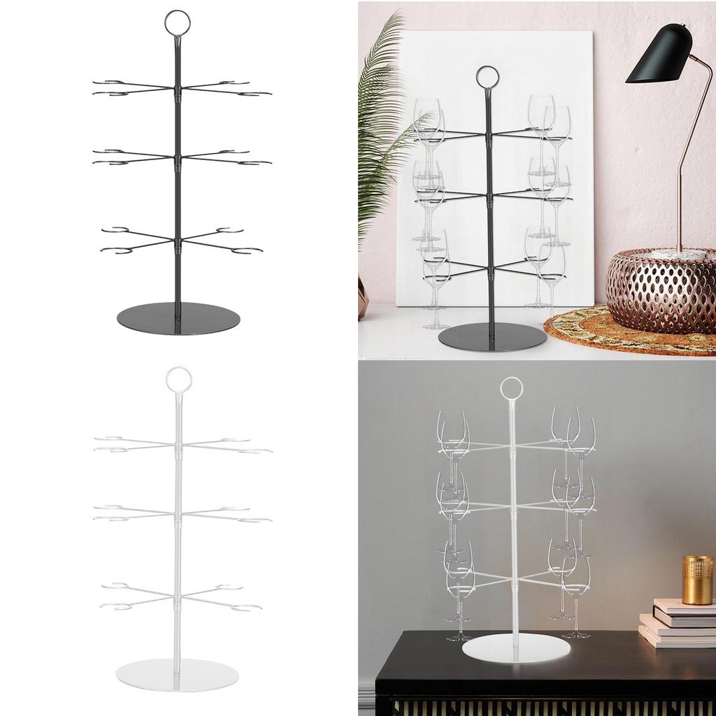 Elegant Wine Glass Holder for Home Bar Decor