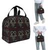 Heartagram Him Music Band Logo Insulated Lunch Bag for Women Children Portable Food Boxes Thermal Lunch Box Tote