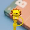 Cartoon Straw Sealing Tools Silicone Straw Tips Drinking Dust Splash Proof Plugs Cover Creative Cup Accessories 6-8mm
