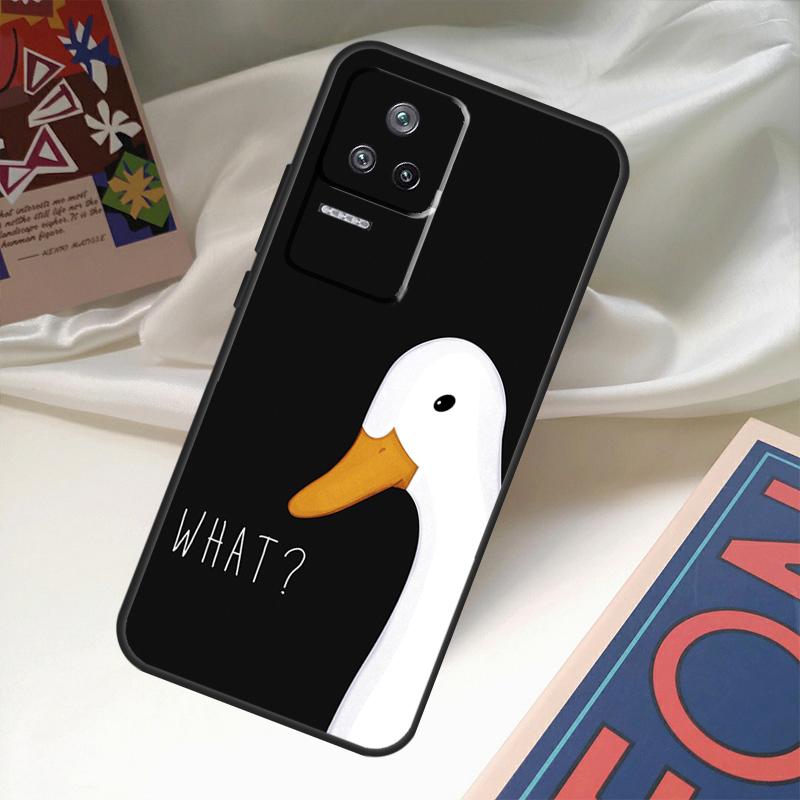 Cartoon Funny Goose Case For Xiaomi 14 13 Ultra 12 Lite 11T 12T 13T Pro POCO M6 X3 X5 X6 Pro F3 F5 M5s Cover