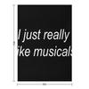 I just really like musicals Throw Blanket Baby Loose Kid'S Beach Blankets